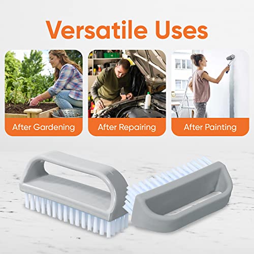 Nail Brush for Cleaning Fingernails, Nail Scrubber Brush, Toe Foot Hands Fingernail Brush Cleaner- Small Scrub Brush- All-Purpose Stiff Cleaning Brush for Home, Kitchen, Work, (36)