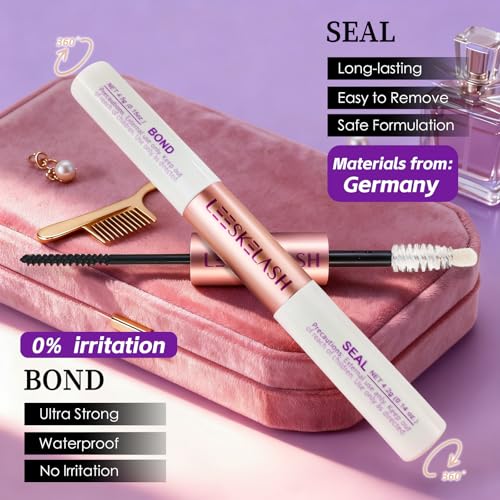 Lash Clusters Kit Eyelash Extension Eye Lashes Individual Natural Waterproof Fluffy Wispy D Curl DIY,9-16mm Bond and Seal Tweezers 30D+40D+50D+60D+80D+100D