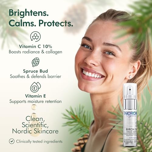 Birch Sap Face Mist ? Cosmos Certified Organic Formula with Hyaluronic Acid & Chaga Mushroom, Fragrance Free, Made in Finland 3.38 oz (100 ml), 1 Bottle