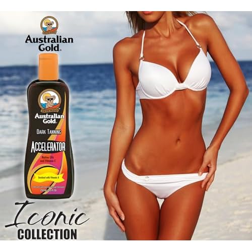 Australian Gold Dark Tanning Accelerator Lotion, 8.5 Fluid Ounce