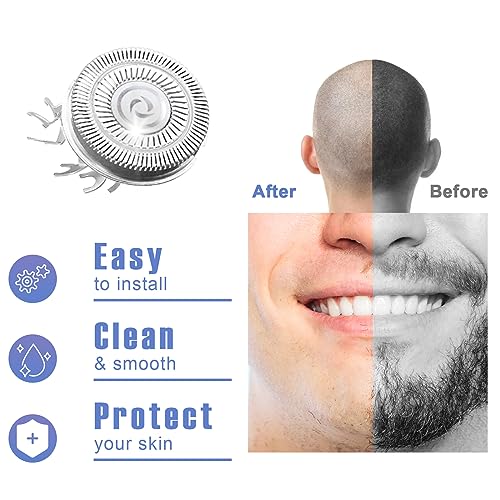 Pitbull Gold PRO/Pitbull Platinum Pro Replacement Blades - 16 Pack Compatible with Skull Shaver Heads
