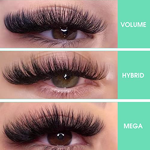 Easy Fan Volume Lash Extensions C-0.05-20 Rapid Blooming Lashes Mega Volume Eyelash Extensions C D curl Rapid Fanning Blooming Eyelash Extensions(C-0.05,20mm)