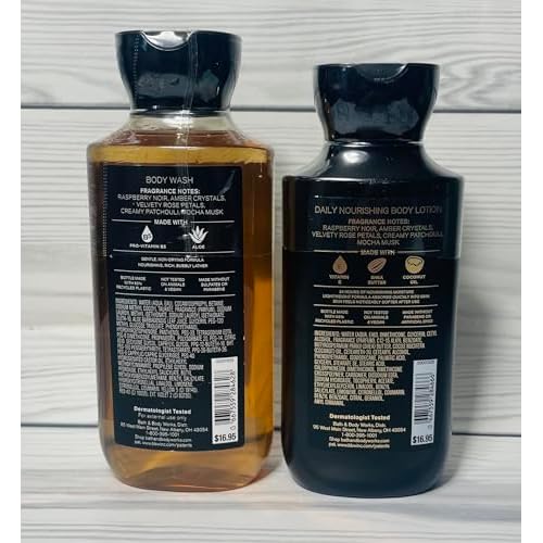 Bath & Body Works Into The Night Lotion and Body Gel Wash 2 Piece Set