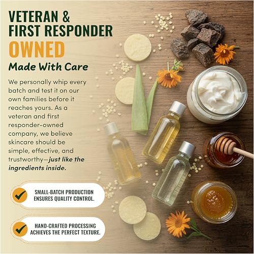 Natural Organic Tallow Balm For Skin That Rejects Synthetic Lotion - Handmade Beef Tallow and Manuka Honey Balm Face Moisturizer for Dry Cracked Hands and Aging Skin - Award Winning