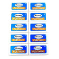 100 Personna Platinum Double Edge Razor Blades