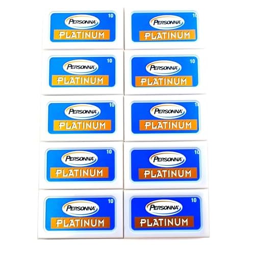 100 Personna Platinum Double Edge Razor Blades