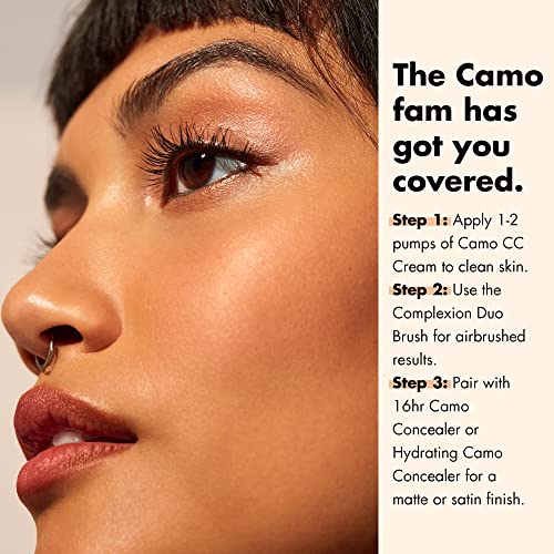 e.l.f. Camo CC Cream, SPF 30 Color-Correcting Medium-To-Full Coverage Face Foundation, Delivers An Airbrushed Finish, Vegan & Cruelty-Free, Medium 375 N