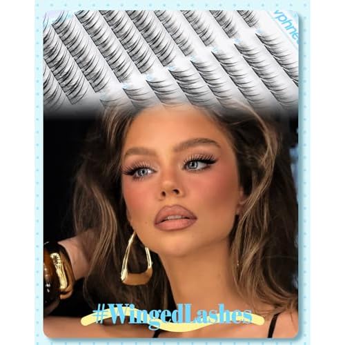 Fox Eye Lash Clusters J-Curly Individuals Eyelash Extension Wet Look Fairy Lash Spikes Cat Eye Lash Extensions Pre-Mapped Natural Eyelash Clusters 144 Pcs 10-15MM Wispy Cluster Lashs