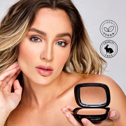 Klasme Compact Powder P002 | High Coverage Pressed Formula | Matte Finish | Soft & Velvety Texture | Long-Wearing Formula | 0.4 oz