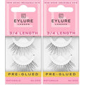 QUEWEL Magnetic Eyelashes 2 Pair Reusable Magnetic Eyelashes with Applicator No Glue Needed Eyelashes Cat Eye Natural Look Lash Clusters Kit Easy to Wear and Remove(A08)