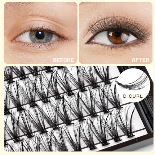 ¡æVAYATOR Large Tray 220 Cluster/Box Eyelashes 0.07 Thickness Eyelashes Individual Eyelash False Eyelashes Extension Eyelash 10D/20D/40D/50D Eyelash (16mm£©