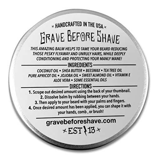Grave Before Shave¢â Head Hunter Beard Balm (Tropical summer aroma) (2 oz.)