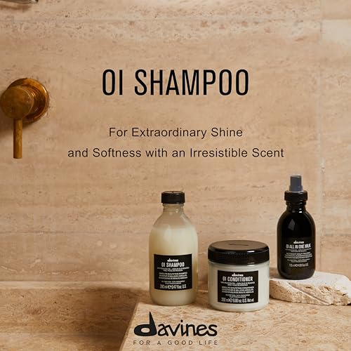 Davines OI Nourishing Shampoo for All Hair Types, Adds Silky-Smooth Shine & Volume, Softens And Restores Chemically Treated Hair