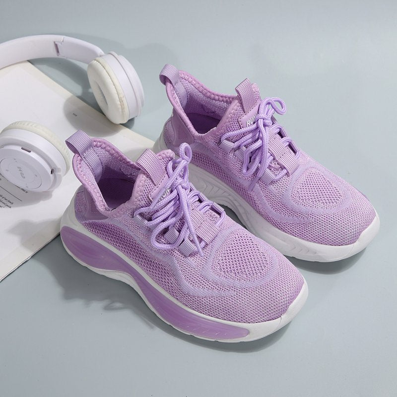 Kids Breathable Knit Athletic Sneakers for Active Boys and Girls