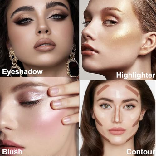 Afflano Big Makeup Palette for Brown Green Eyes, All in One Large Eyeshadow Makeup Palette 62 Colors, Professional Durable Colorful Eye Shadow Pallet for Beginners Old Women Halloween Bruise Cosplay