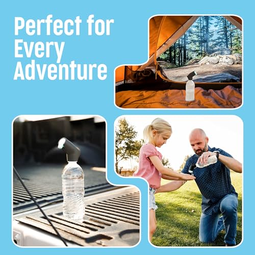 Suds2go Wash Refillable Caps 2-Pack, Portable Hand Washing Station with Foam Pump, As Seen on Shark Tank, Great for Outdoor Use