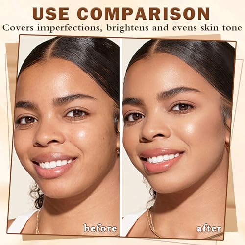 Air Brush Makeup Foundation,Magic Minerals Airbrush Foundation Makeup,Silk Flawless,Buildable Coverage,Moisturizing Formula for Smooth Radiant Skin (02 Beige)