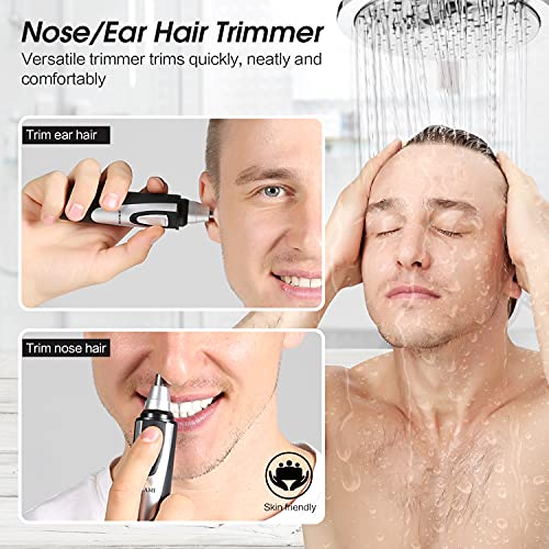 ZORAMI Ear and Nose Hair Trimmer Clipper Battery-Operated & Rechargeable