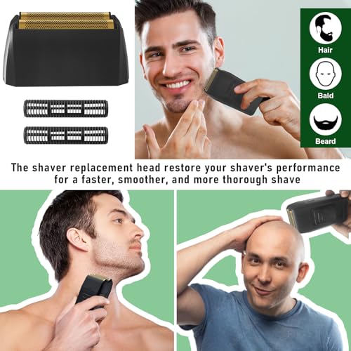 Shaver Replacement Super Close Gold Foil & Cutter Bar Assembly Compatible with Wahl 5 Star Series Vanish Shaver£¨8173-700£© (1 Pack)