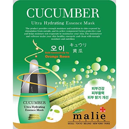 30 pcs Ultra Hydrating Essence Mask, Korean Facial Mask Sheets (3 x 10 Types), Moisturizing Skincare, Dermal Care