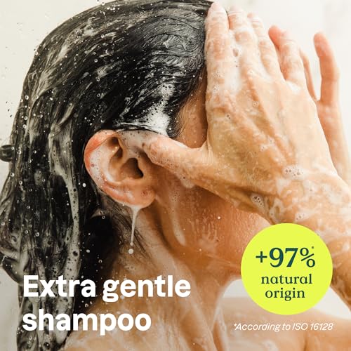 ATTITUDE Extra Gentle Hair Shampoo,EWG Verified,Soothes Dry Scalp,Naturally Derived Ingredients,Vegan and Plant Based,Unscented,16 Fl Oz,(Pack of 2)