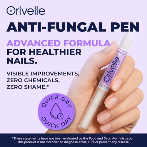 Toenail Care Pen - Extra Strength Toe Nail Remedy - Professional Nail Solution for Fingernail with Tea Tree Oil (Pack of 4)