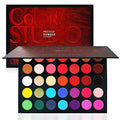 BestLand 35 Color Studio Eyeshadow Palette for Halloween Makeup, Pop Makeup Inner Artist Matte Shimmer Luminous Velvet Texture Pressed Colors Powder Creamy Eye Shadow Blendable Natural Makeup Palette