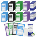 100 Pcs 5-IN-1 Hotel Soaps and Toiletries Bulk Set,5-Piece Set 0.35 oz each Packets Shampoo,Conditioner, Body Wash and Lotion,0.53 oz Soap Mini Travel Size Toiletries Supplies kit for Guests,Homeless