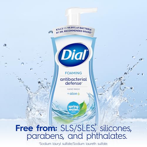 Dial Antibacterial Foaming Hand Wash Spring Water Scent, 30 Ounce Pack of 4 and 52 Ounce Hand Soap Refills