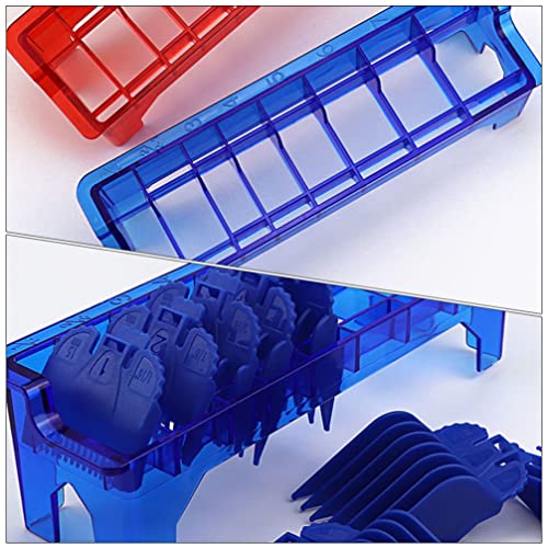 Beaupretty Clipper Guard Holder Storage Box for Hair Clippers and Combs Organizer for Barbers and Hair Salons Tool Easy Access to Limiter Combs Style