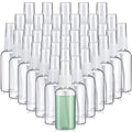 Uiifan 100 Pcs Mini Clear Spray Bottles 1 oz Small Empty Plastic Fine Mist Spray Bottles with Small Funnels for Essential Oils Travel Alcohol Perfumes