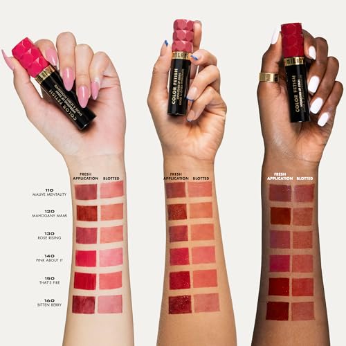 Milani Color Fetish Lip Stain-130 Rose Rising & 140 Pink About It Bundle