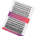 Lash Clusters DIY Eyelash Extensions, 156PCS Individual Lashes D Curl Clusters Eyelash Extensions (LC85, 2 Styles Mix 10-16mm)