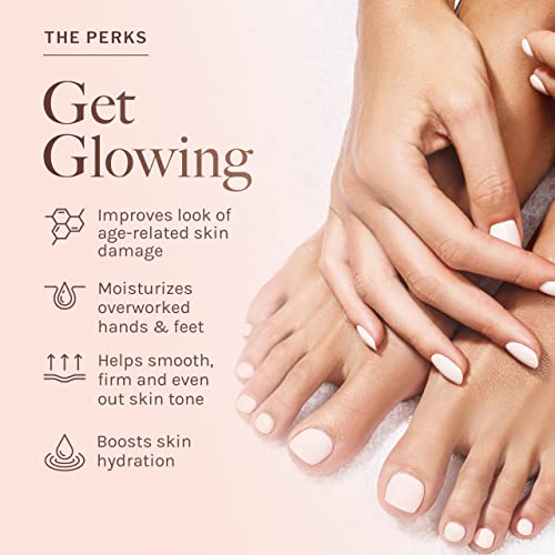 Reserveage Nutrition Hydrating Hand & Foot Cream with Pro-Collagen Booster and Micro-Encapsulated Copper Peptides, Moisturizes, Rehydrates and Protects with Measurable Results, 2.5 oz (Pack of 2)