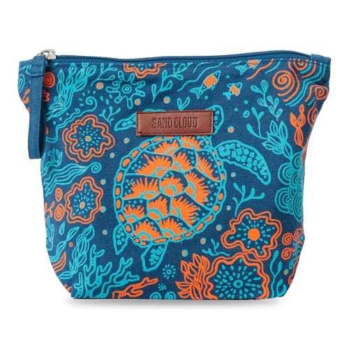 Sand Cloud Everyday Tote Bags for Women - 100% Organic Cotton, Durable and Stylish Canvas Tote Handbag with Pouch Pockets