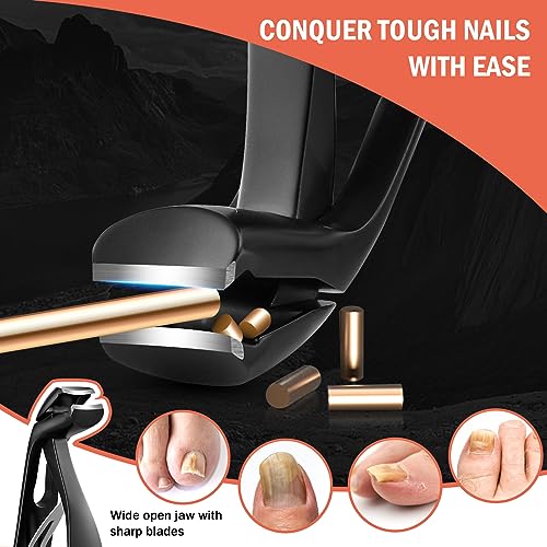 BEZOX Toenail Clipper for Seniors for Thick and Ingrown Toenails