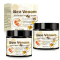 Bee Venom Cream, Bee Venom Skin Treatment Cream for Muscle & Joint Comfort with Hyaluronic Acid, 2 x 60g Targeted Balm to Support Flexibility & Ease of Movement