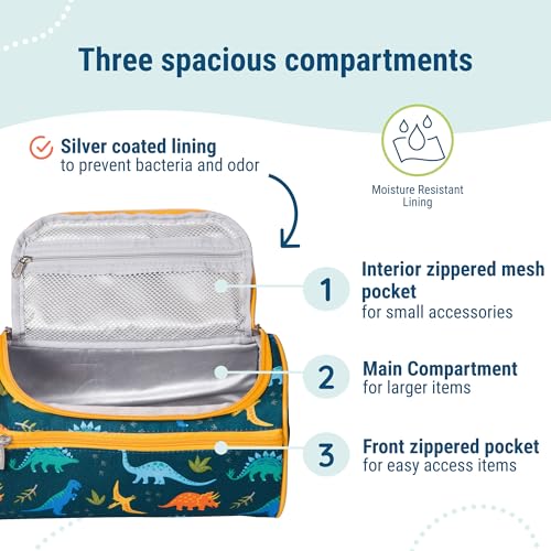 Wildkin Toiletry Bag for Boys and Girls, Ideal for School, Weekend, or Overnight Travel