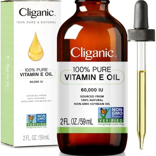 Cliganic Face Oil Trio: Jojoba, Rosehip & Vitamin E Oil