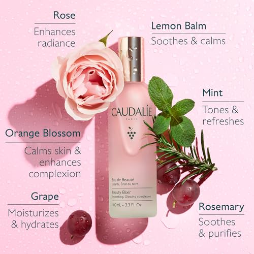 Caudalie Beauty Elixir Face Mist: Toner That Tightens Pores + Reduces Dullness + Sets Makeup