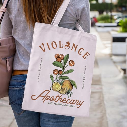 WCGXKO Dragon Rider Book Lover Gift Violence College Violet Sorrengail Bookish Tote Bag