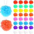 210 Pcs Loofahs Bulk 20g Multicolor Bathing Sponge Cleaning Wash Puff Accessories Soft Mesh Shower Luffas Exfoliating Body Scrubber Packs for Women Men Travel