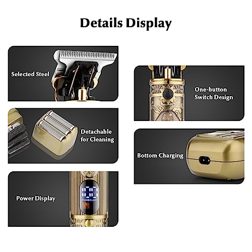 Bestauty 3 in 1 Beard Trimmer Kit, Electric Shavers for Men, Cordless Nose Hair Trimmer Foil Shavers Hair Clippers, Men's Grooming Kit Gifts for Men