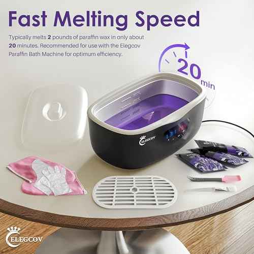 Paraffin Wax Refills-10 Pack Lavender Scented Paraffin Wax for Hand and Feet, Parrafin Wax Bath Blocks for Wax Machine, Relieves Muscle Fatigue, Deeply Hydrates, Moisturizes and Nourishes