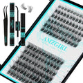 Lash Clusters kit Daybreak Lash Extension Kit with Lash Bond & Seal Lash Remover and Lash Applicator for Diy Lash Extension Kit at Home(D-Mix8-16mm kit,Daybreak-v14)