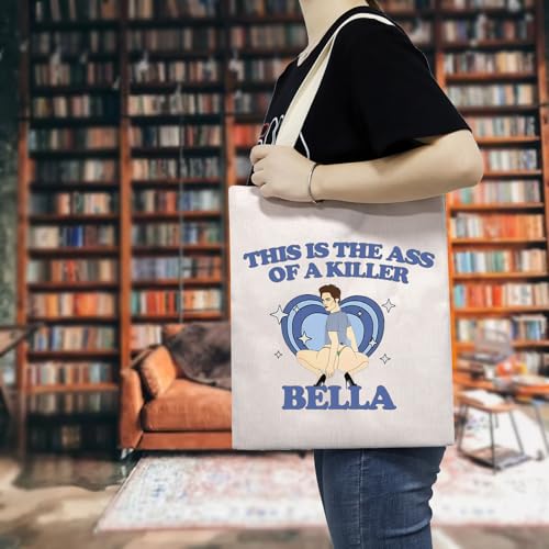 TSOTMO Movie Merchandise Makeup Bag Gift Vampire Werewolf Gift Vampire Edward Bag For Movie Fans (BELLA Tote)