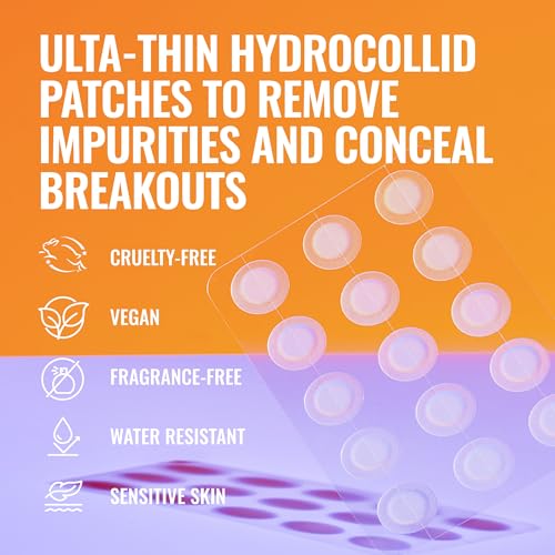 Peach Slices - Acne Spot Dots (60 ct) - Hydrocolloid Pimple Patches for Face - Absorb Gunk, Protect Picking & Support Healing - 3 Sizes (7, 10, & 12mm) - Vegan, Cruelty Free, Korean Skin Care & Beauty