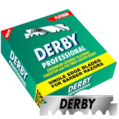 1000 "Derby Professional" Single Edge Razor Blades for straight razor