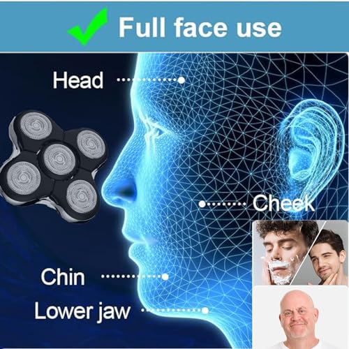 Pro Head Shaver Replacement Blades Compatible with Remington Balder Pro Head Shaver Model XR7000,Precision Electric Shaving for Bald Men (2pack)