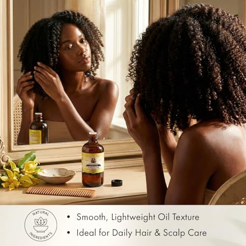 Sunny Isle Ylang Ylang Jamaican Black Castor Oil - Moisturizing Hair, Scalp & Skin Care - 8 oz